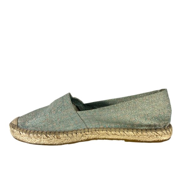 Ilse Jacobsen Slip-On Jute Espadrilles in Metallic Blue Size EU 41 US 10.5 - 11 - Picture 7 of 12